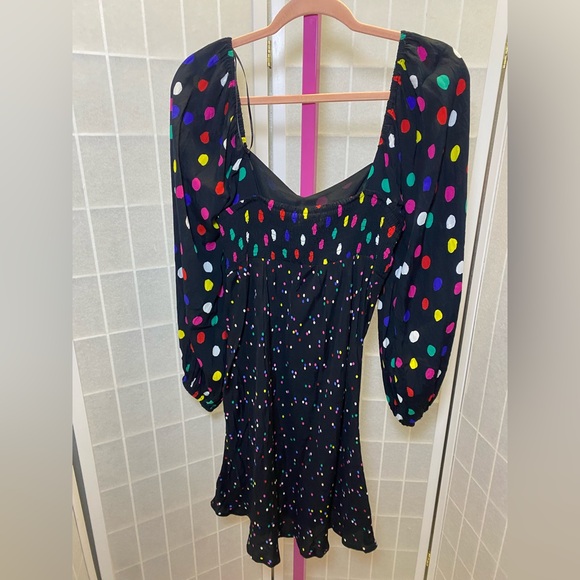 RIXO x target Black Dress with Colorful Polka Dots - Picture 9 of 9